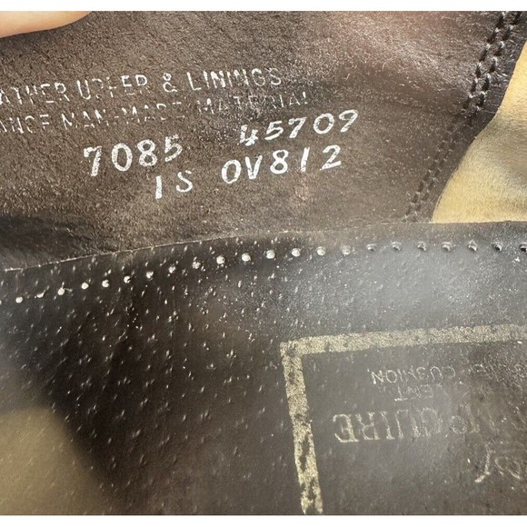 Vintage Stuart McGuire Men's Leather  BiltRite Imperial Wingtips Size 8 1/2 - Picture 5 of 6